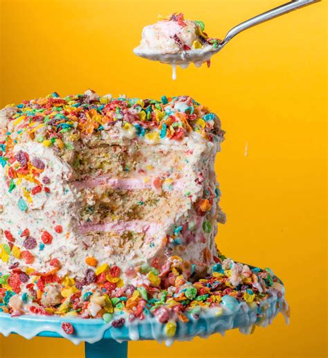 Magic bowl cereal birthday cake